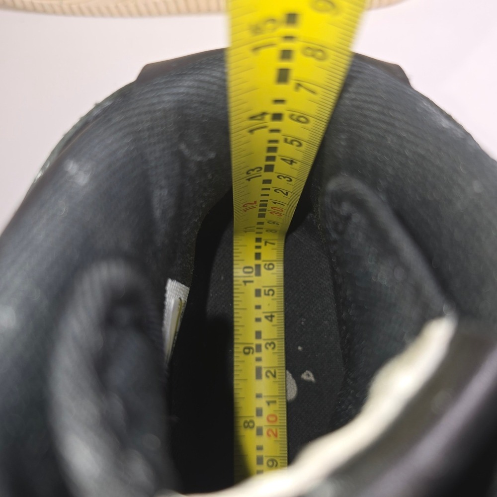 Vintage Nike Air Force 1 High Black Leather Gold Mens US 10.5 Streetwear Collect - Picture 15 of 16